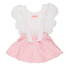 Pink Angel Girl Pinafore Dress