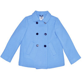 Girl Double Breasted Wool Peacoat