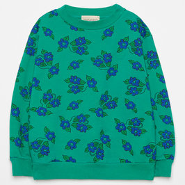 Green Flowers Sweatshirt