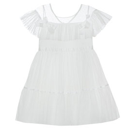 Off-white Organza Dress