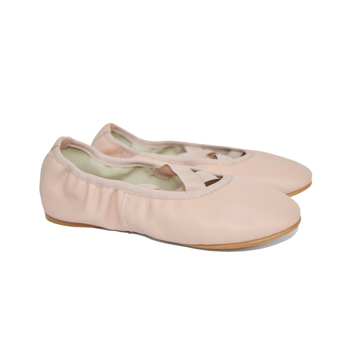 baby pink ballerina shoes