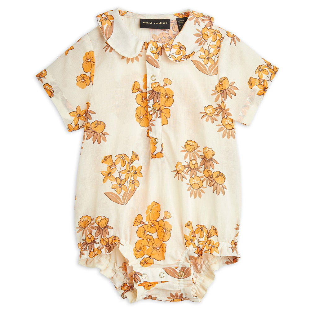 Mini Rodini | Jumpsuits, Playsuits & Rompers | Flowers Woven Body