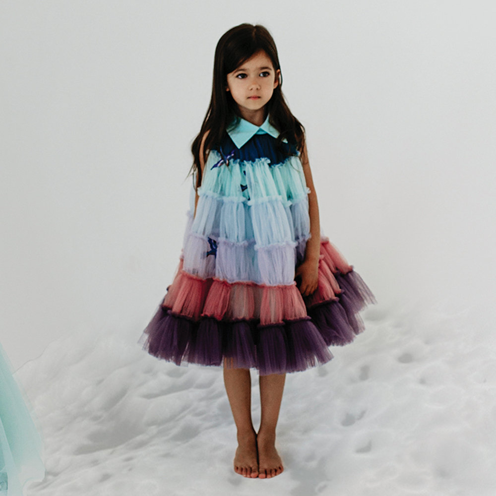 2019 Designer Baby Girl soft tulle Dress by Nikolia